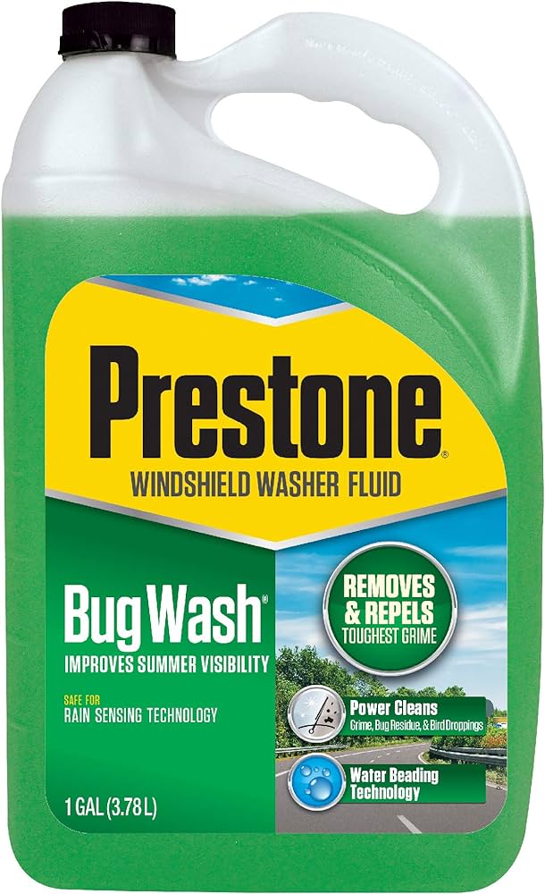 Prestone Bug Wash Windshield Washer Fluid (3.78Liters)